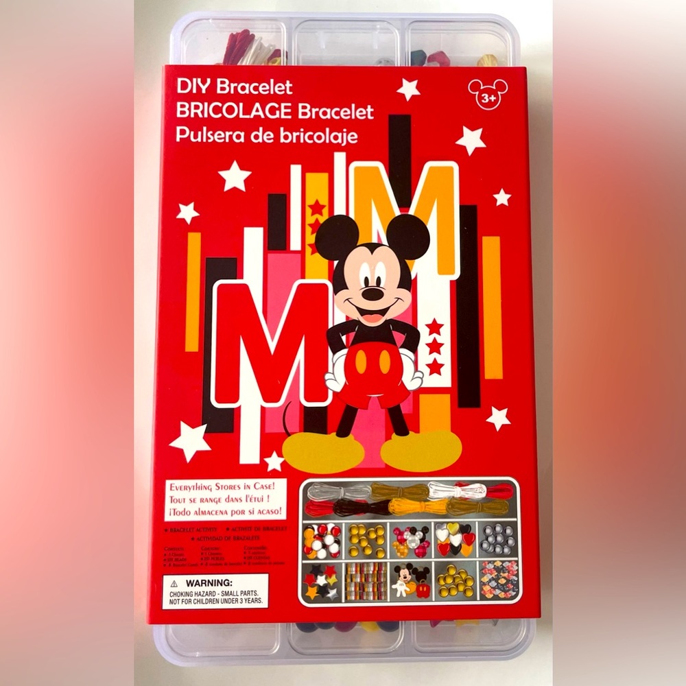 Disney DIY Bracelet Kit - NEW - Mickey Mouse Bricolage  Bracelet Kit